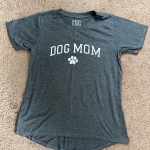 Dog Mom Gray T-Shirt